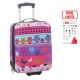 Valise enfant/fille ROSE LOVE PARIS 2031 ABS 50CM