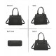 Sac à main femme   + Cadeau surprise, Sac Cabas Femmes PU Cuir ECO Grand Sac a Main Travail Cours Lycee Bandouliere