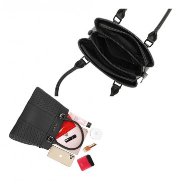 Sac à main femme   + Cadeau surprise, Sac Cabas Femmes PU Cuir ECO Grand Sac a Main Travail Cours Lycee Bandouliere