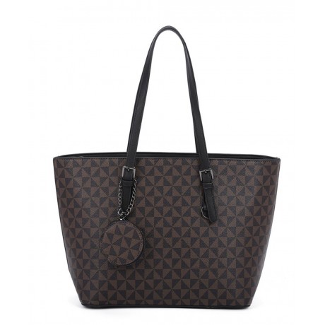 Sac à main femme   + Cadeau surprise, Sac Cabas Femmes PU Cuir ECO Grand Sac a Main Travail Cours Lycee Bandouliere