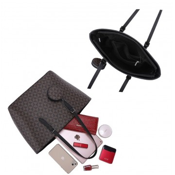 Sac à main femme   + Cadeau surprise, Sac Cabas Femmes PU Cuir ECO Grand Sac a Main Travail Cours Lycee Bandouliere