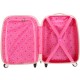 Valise cabine enfant/fille ROSE LOVE PARIS ABS 50X33X20CM