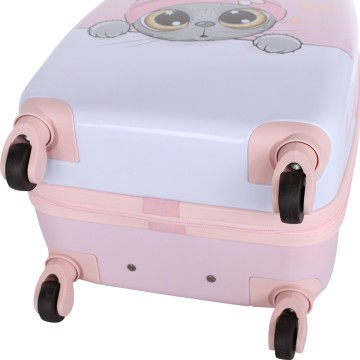 Valise enfant/fille ROSE LOVE PARIS 2031 ABS 50CM