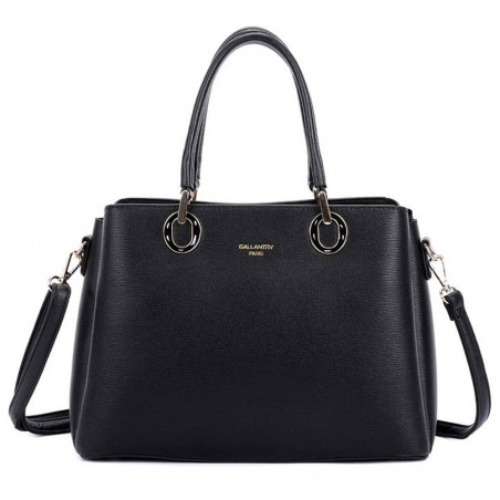 Sac à main femme + Cadeau surprise, Sac C Femmes PU Cuir ECO Grand Sac a Main Travail Cours NOIR