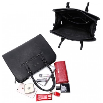 Sac à main femme   + Cadeau surprise, Sac Cabas Femmes PU Cuir ECO Grand Sac a Main Travail Cours Lycee Bandouliere