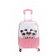 Valise enfant/fille ROSE LOVE PARIS 2031 ABS 50CM