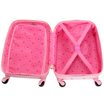Valise enfant/fille ROSE LOVE PARIS 2031 ABS 50CM