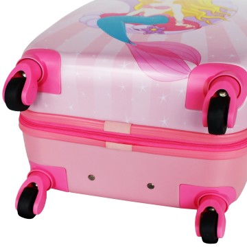 Valise enfant/fille ROSE LOVE PARIS 2031 ABS 50CM