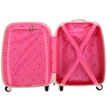 Valise enfant/fille ROSE LOVE PARIS 2031 ABS 50CM