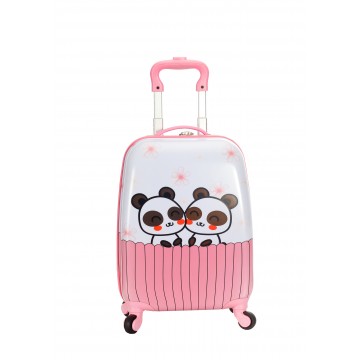 Valise enfant/fille ROSE LOVE PARIS 2031 ABS 50CM