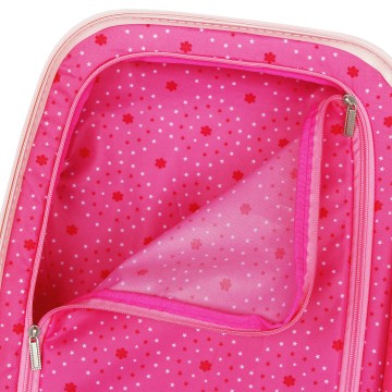 Valise enfant/fille ROSE LOVE PARIS 2031 ABS 50CM
