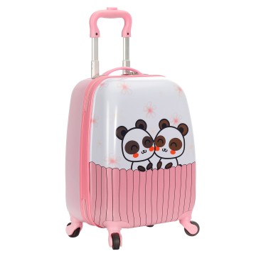 Valise enfant/fille ROSE LOVE PARIS 2031 ABS 50CM