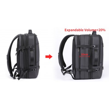 Sac à dos ordinateur à roulettes Trolley Business Line 17 pouces noir 47x21