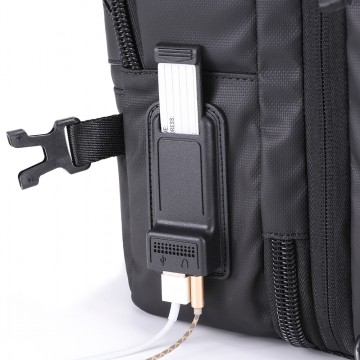 Sac à dos ordinateur à roulettes Trolley Business Line 17 pouces noir 47x21