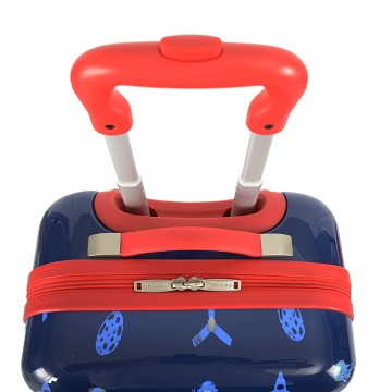 Valise enfant/fille ROSE LOVE PARIS 2031 ABS 50CM 