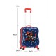 Snowball - Valise Enfant Type Cabine 50 CM Polycarbonate Fille - Type Easyjet - Ryanair