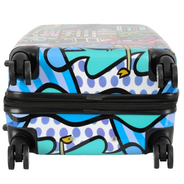 Valise Cabine Madisson Print Miami Beach 55 cm violet AIC-96820K