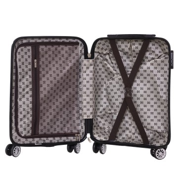 Valise cabine enfant/fille ROSE LOVE PARIS ABS 50X33X20CM