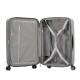 Valise  Cabine- 100% Polycarbonate 77X52X31CM Noir SNOWBALL