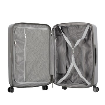 Valise  Cabine- 100% Polycarbonate 67X45X27 Gris