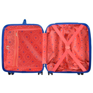 Valise enfant/fille ROSE LOVE PARIS 2031 ABS 50CM