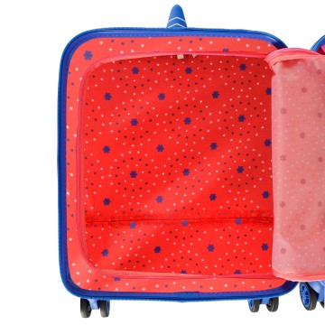 Valise cabine enfant/fille ROSE LOVE PARIS ABS 50X33X20CM