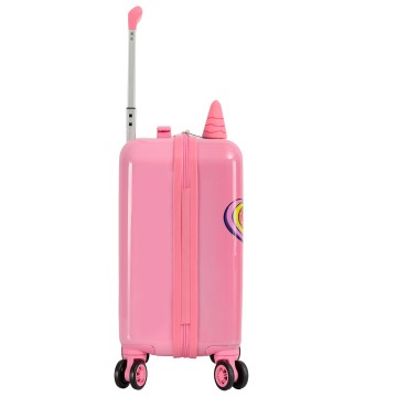 Valise enfant/fille ROSE LOVE PARIS 2031 ABS 50CM