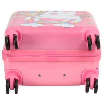 Valise enfant/fille ROSE LOVE PARIS 2031 ABS 50CM