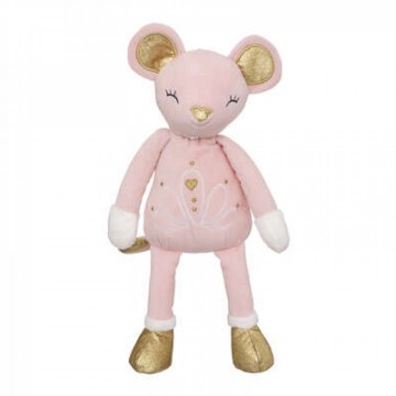 Peluche souris maman bebe, multicolore