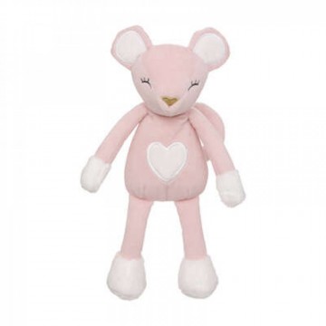 Peluche souris maman bebe, multicolore