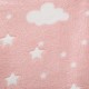 Plaid phospho rose 125x150, rose clair