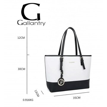 Sac à main femme  + Cadeau surprise, Sac Cabas Femmes PU Cuir ECO Grand Sac a Main Travail Cours Lycee