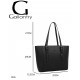 Sac à main femme   + Cadeau surprise, Sac Cabas Femmes PU Cuir ECO Grand Sac a Main Travail Cours Lycee Bandouliere