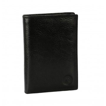 GRAND CLASSIQUE - Portefeuille en cuir noir N1282CD - Portefeuille homme