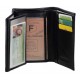 GRAND CLASSIQUE - Portefeuille en cuir noir N1282 - Portefeuille homme