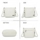 Sac à bandoulière femme Cuir gris N1461 / Sac en cuir véritable LIVRAISON RAPIDE