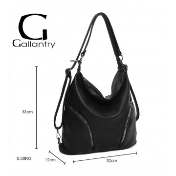 Sac à main femme   + Cadeau surprise, Sac Cabas Femmes PU Cuir ECO Grand Sac a Main Travail Cours Lycee Bandouliere