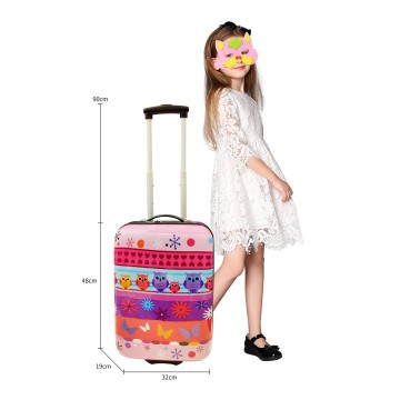 Valise enfant/fille ROSE LOVE PARIS 2031 ABS 50CM