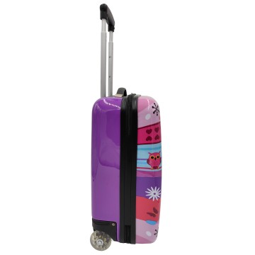 Valise enfant/fille ROSE LOVE PARIS 2031 ABS 50CM