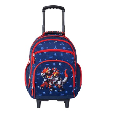 Sac à dos Cartable à roulettes Pois 41 cm Sac scolaire Adapté du CE2 jusqu'au Collège
