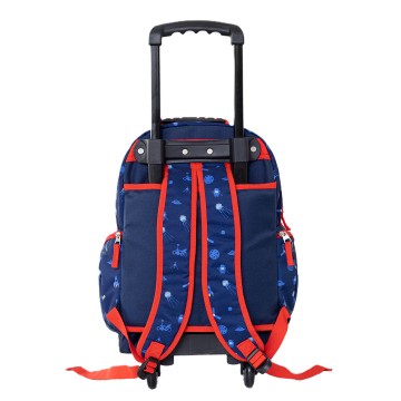 Sac à dos Cartable à roulettes Pois 41 cm Sac scolaire Adapté du CE2 jusqu'au Collège