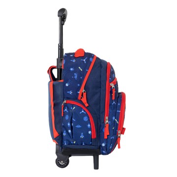 Sac à dos Cartable à roulettes Pois 41 cm Sac scolaire Adapté du CE2 jusqu'au Collège