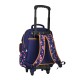 Sac à dos Cartable à roulettes Pois 42 cm Sac scolaire Adapté du CE2 jusqu'au Collège