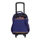 Sac à dos Cartable à roulettes Pois 42 cm Sac scolaire Adapté du CE2 jusqu'au Collège