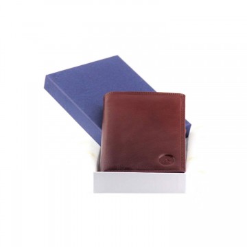 GRAND CLASSIQUE - Portefeuille en cuir Marron N1281 - Portefeuille homme