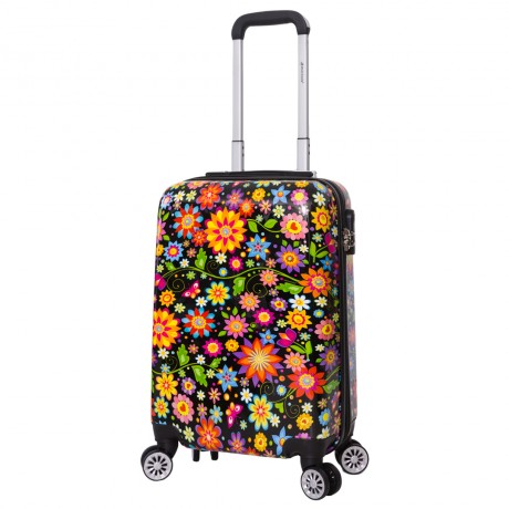 Valise cabine enfant/fille ROSE LOVE PARIS ABS 50X33X20CM
