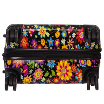 Valise cabine enfant/fille ROSE LOVE PARIS ABS 50X33X20CM