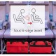 Petit sac de voyage pour avion de ligne 40x25x20 NOIR