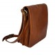 Sac bandoulière cuir souple. sac en cuir Italien. Ines N1273 Marron Camel