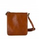 Sac bandoulière cuir souple. sac en cuir Italien. Ines N1273 Marron Camel